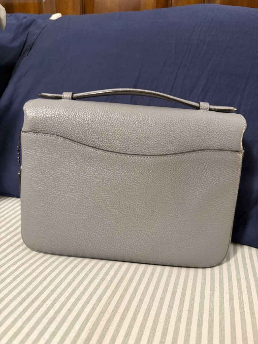 Coach Top-Handle Leather Cassie Crossbody Handbag - Picture 2 of 6